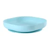 Assiette Silicone Ventouse Light Blue
