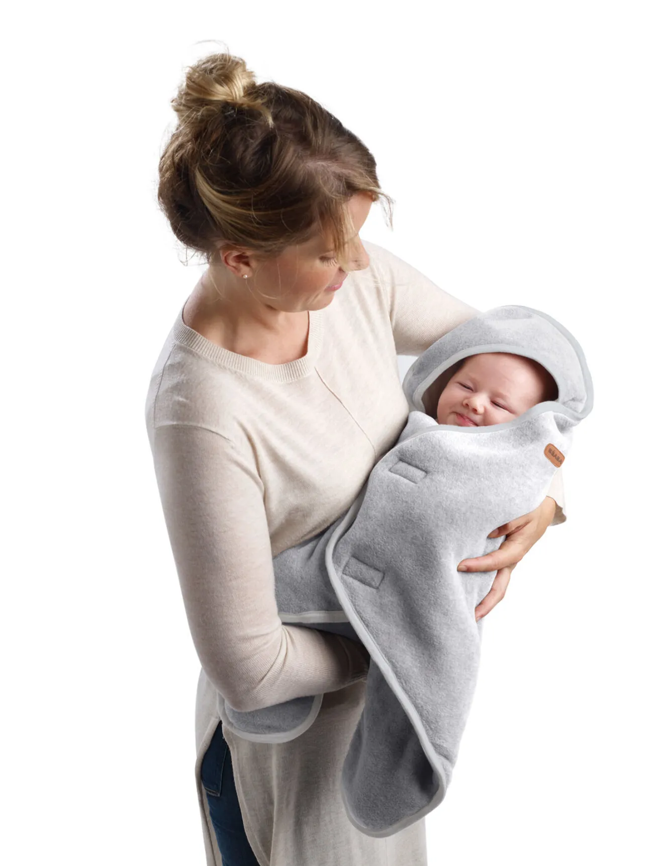 Babynomade® Double Polaire Heather Grey