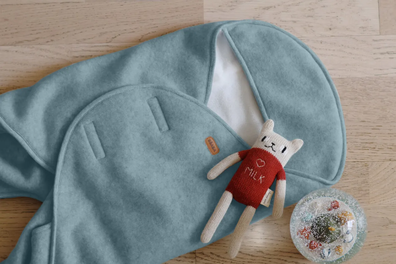 Babynomade® Double Polaire Baltic Blue