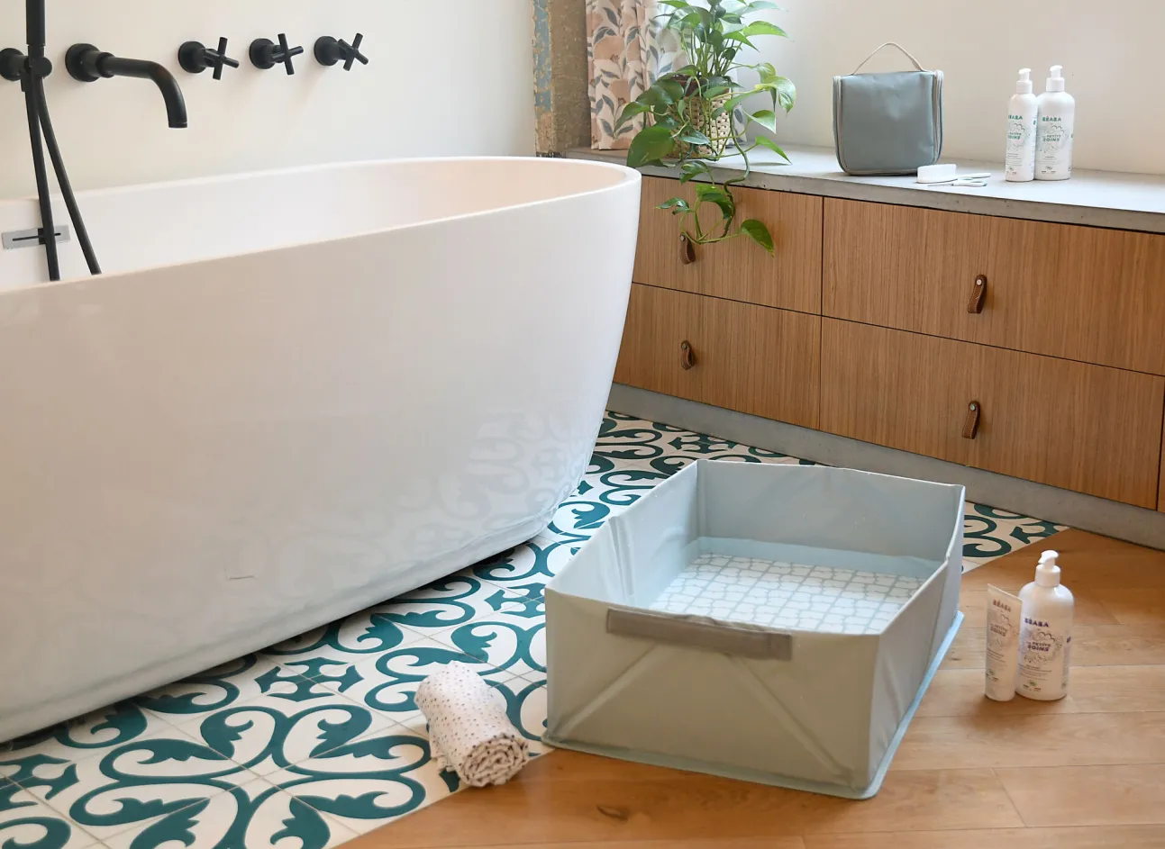 Baignoire Pop-Up Cameleo Green Blue