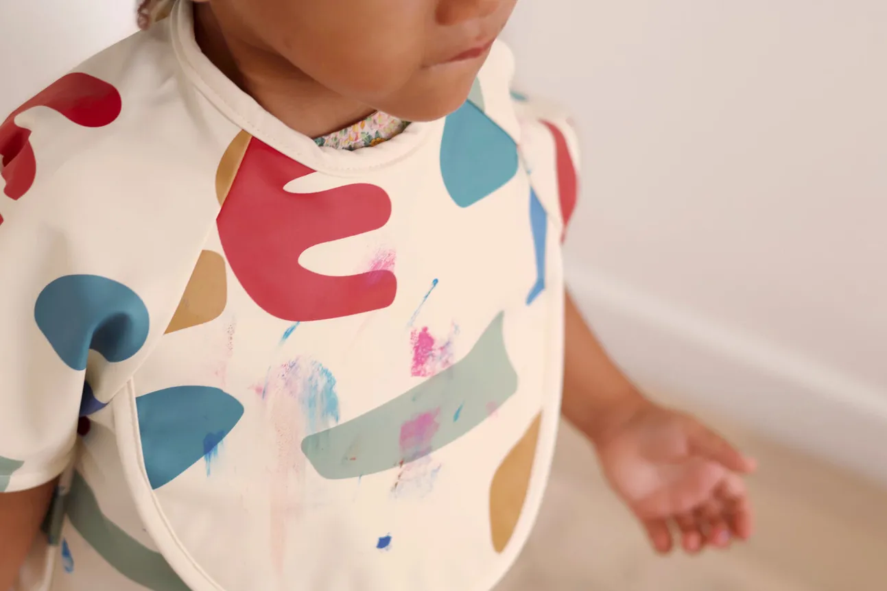 Bavoir A Manches Evolutif 2 En 1 Playful