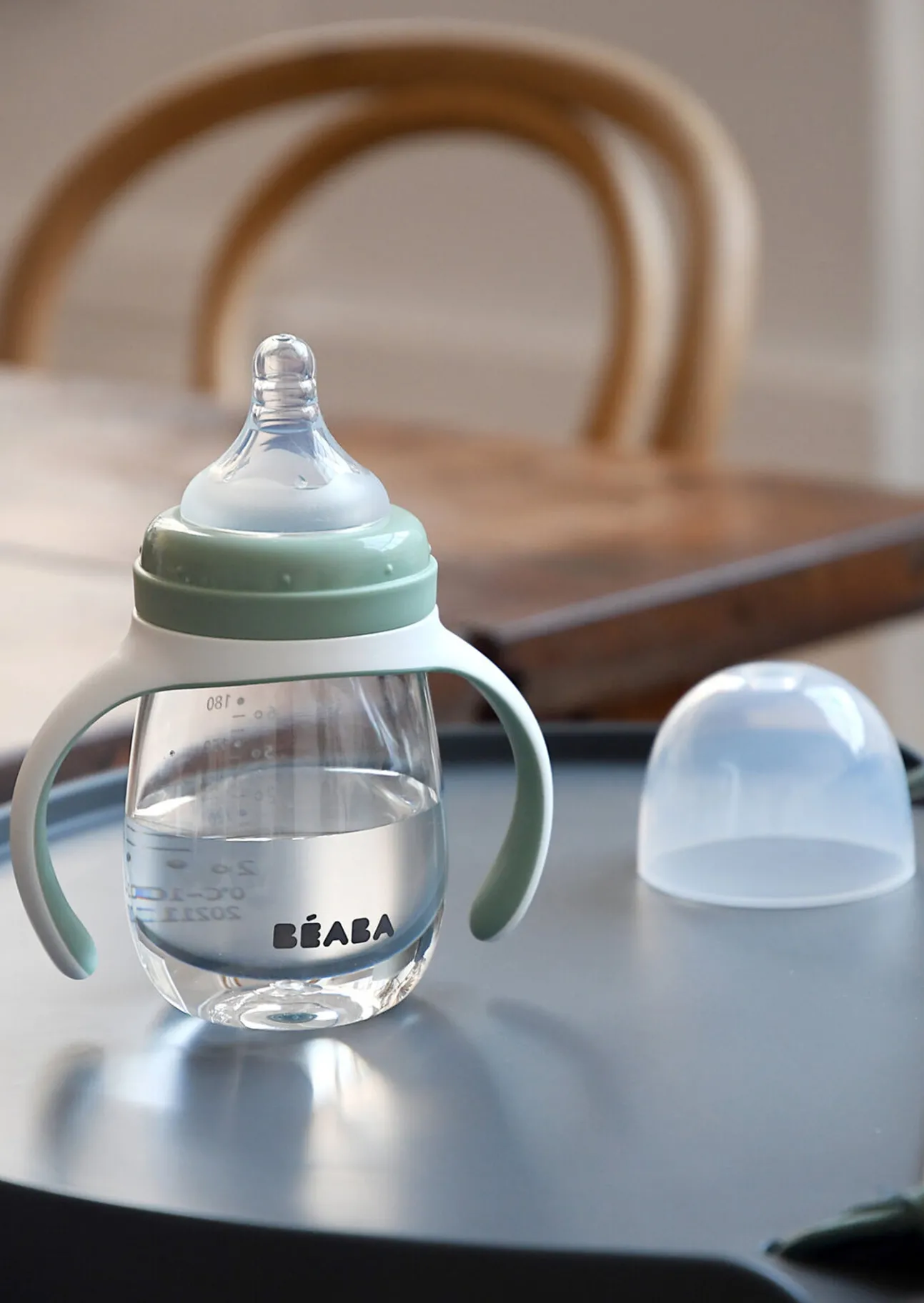 Biberon D'Apprentissage 2 En 1 210 Ml Sage Green