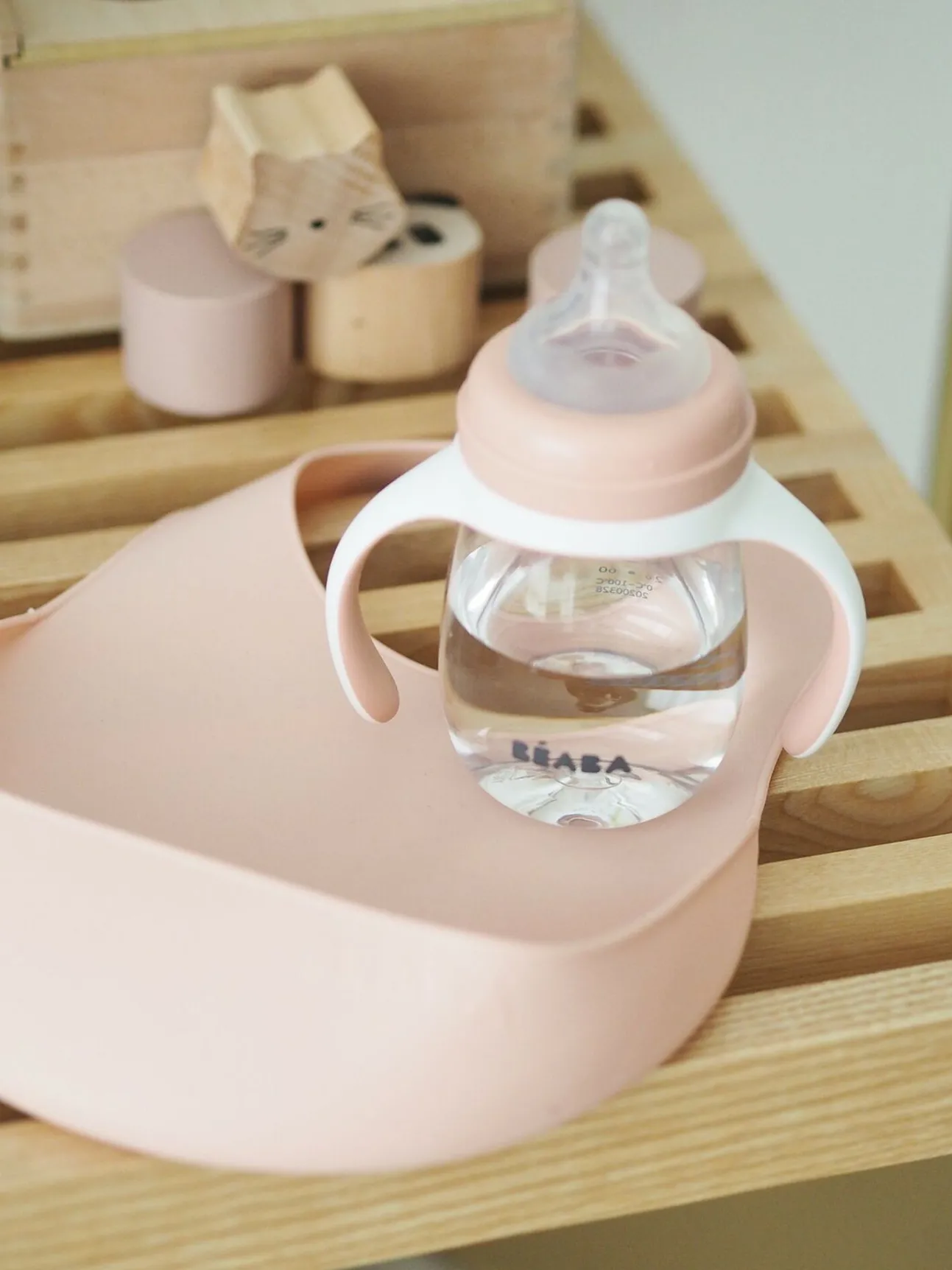 Biberon D'Apprentissage 2 En 1 210 Ml Old Pink