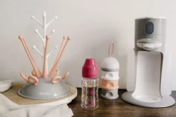 Biberon Verre Col Large 240Ml Crown Pink