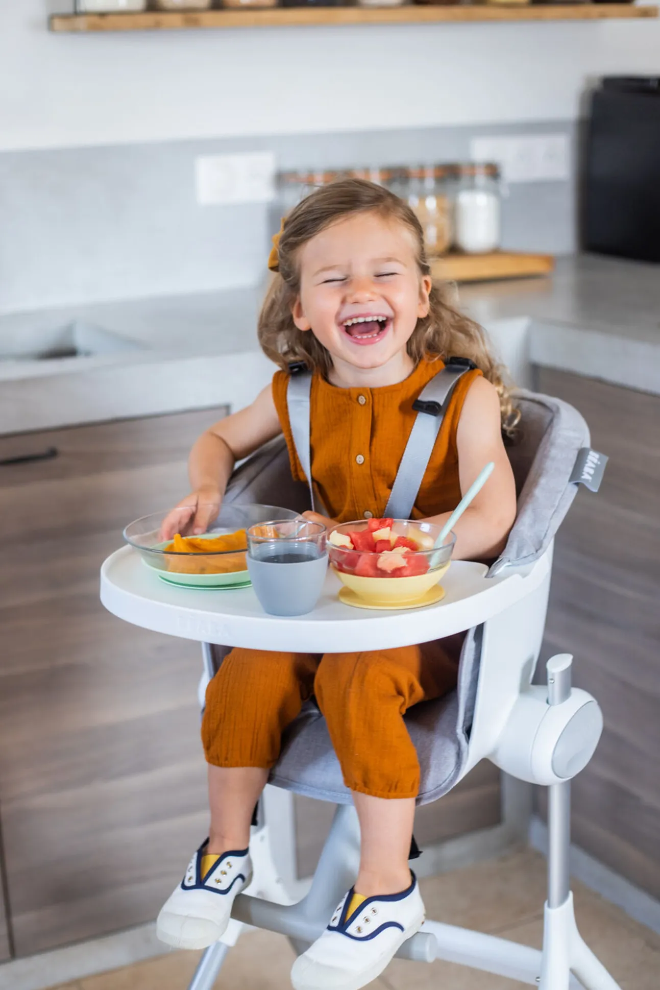 Coussin D'Assise Pour Chaise Haute Up&Down Grey