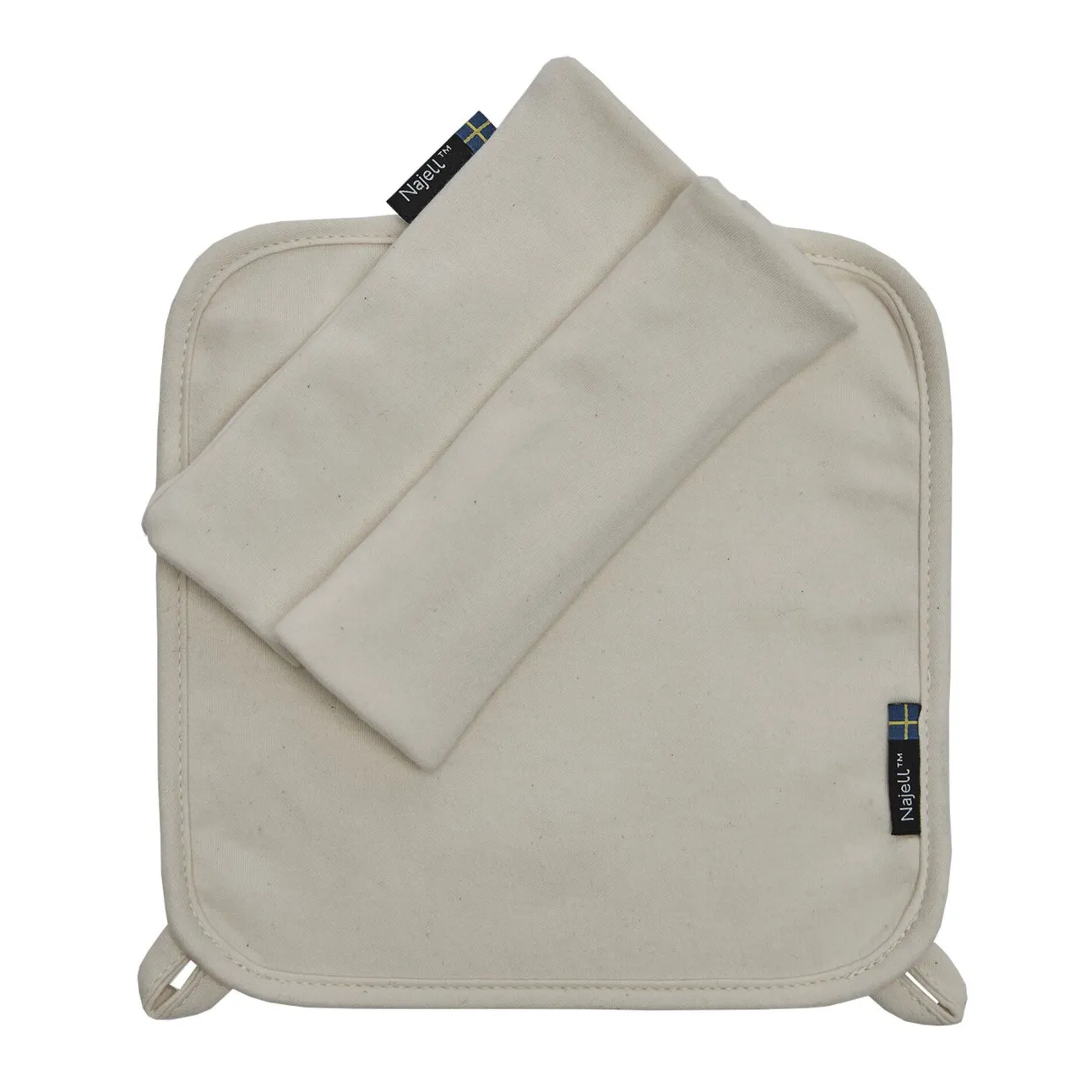 Coussinet Et Bavoir Coton Organique Pour Porte Bébé Najell X