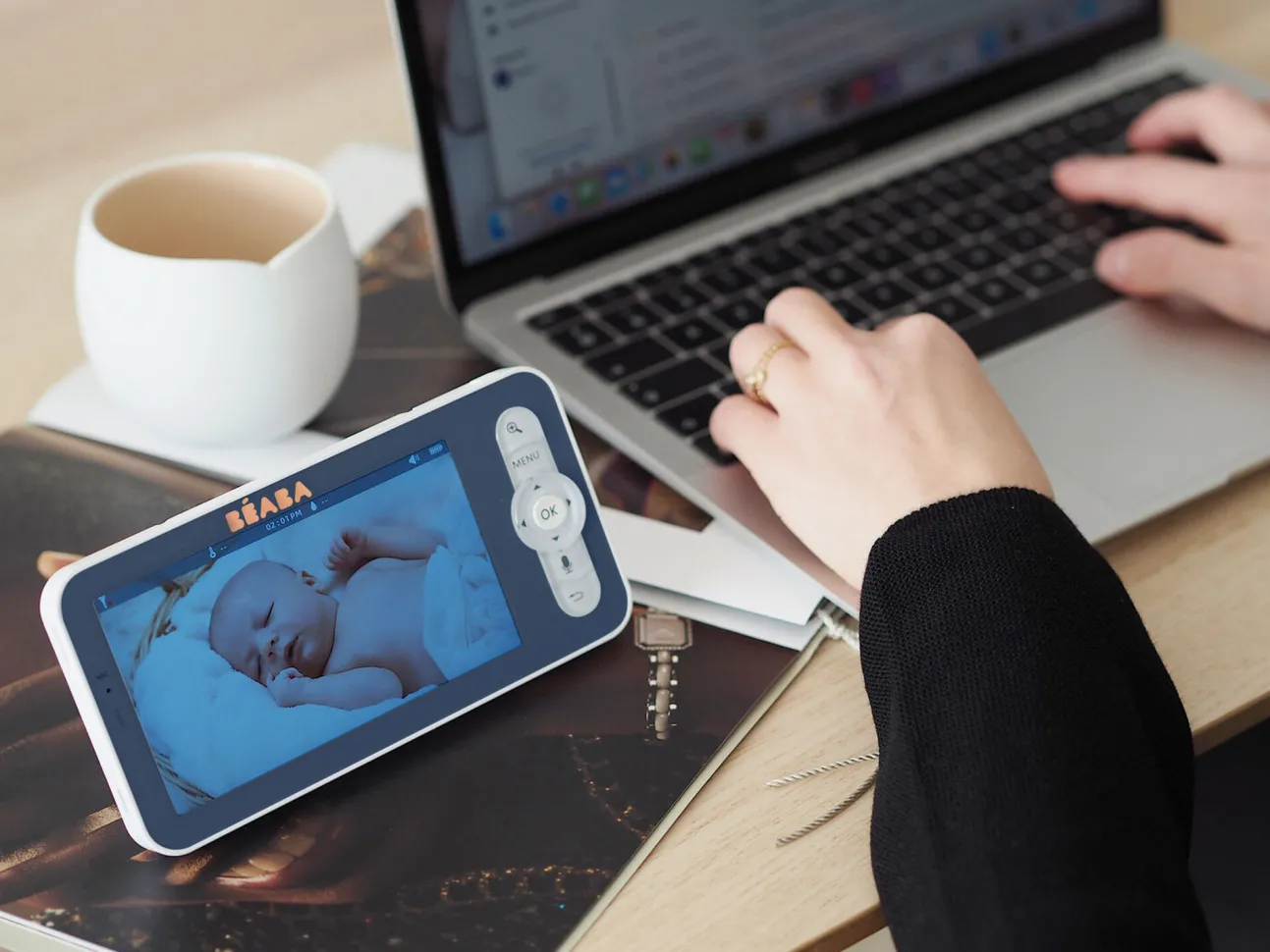 Ecoute Bébé Video Zen Premium Night-Blue