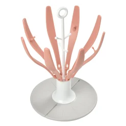 Egoutte-Biberon Flower Pliable Pink