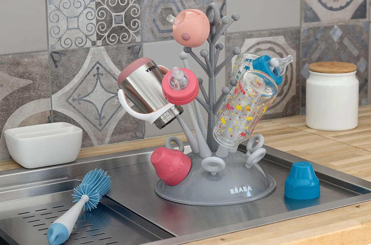 Egoutte-Biberons Arbre Grey