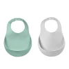Lot De 2 Bavoirs Silicone Light Mist/Sage Green