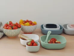 Lot De 3 Bols Silicone Gigogne Sage Green