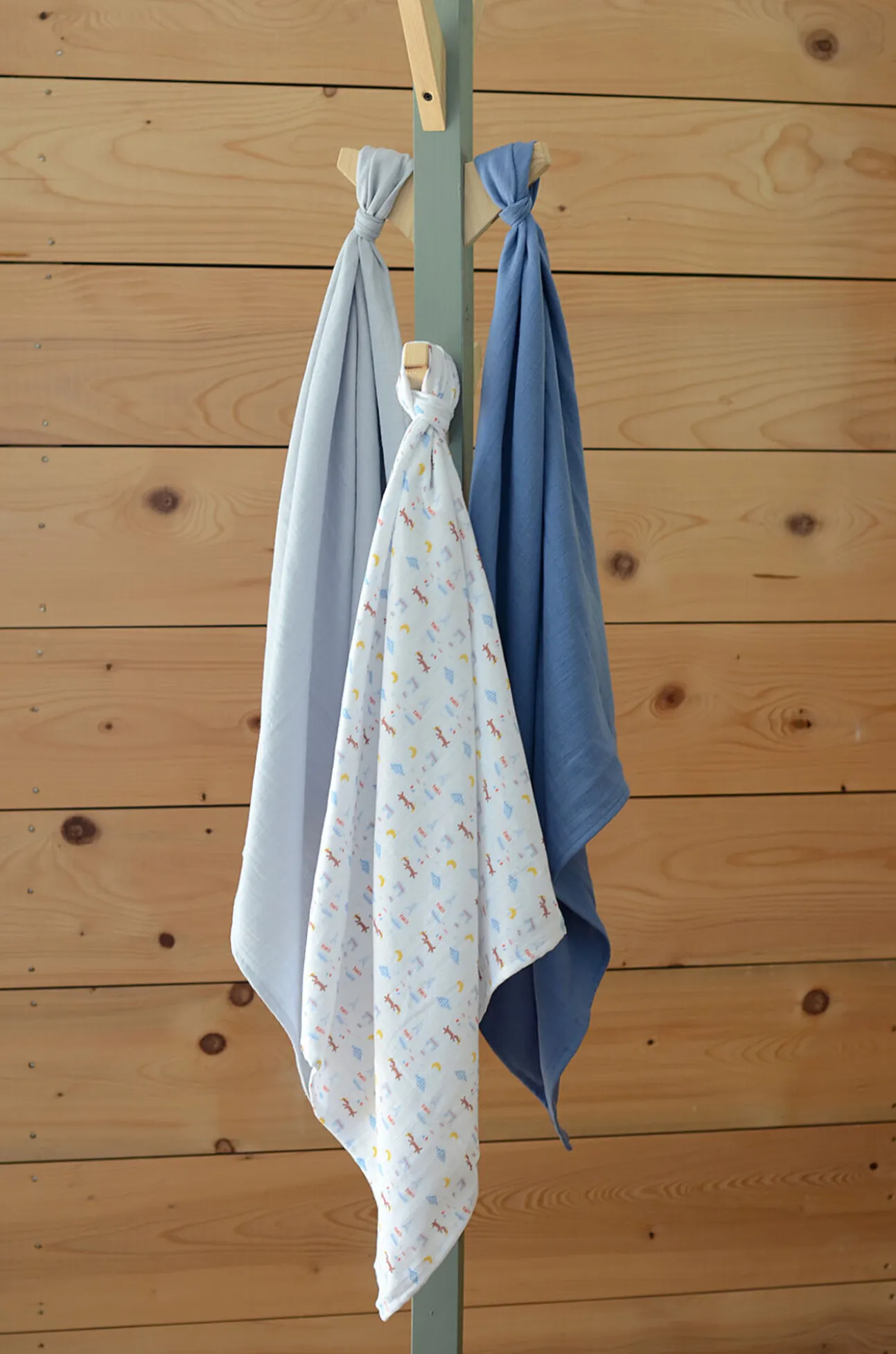 Lot De 3 Langes En Coton Paris