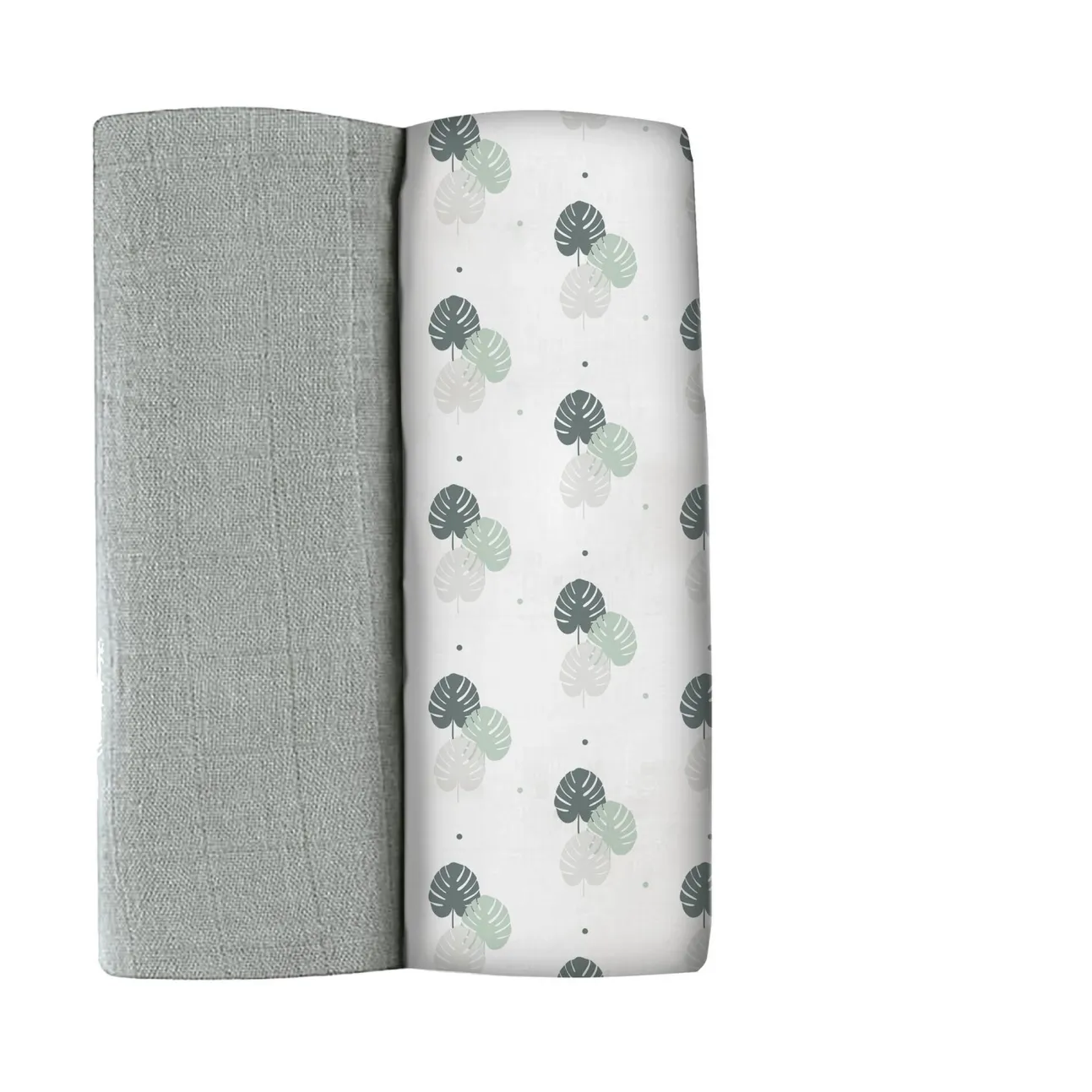 Lot De 2 Langes Xxl En Coton Mirage Grey/Jungle