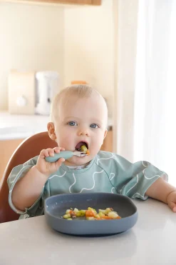 Lot De 2 Pre-Couverts Inox Sage Green