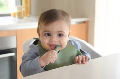 Lot De 2 Pre-Cuillere Silicone Sage Green / Velvet Grey