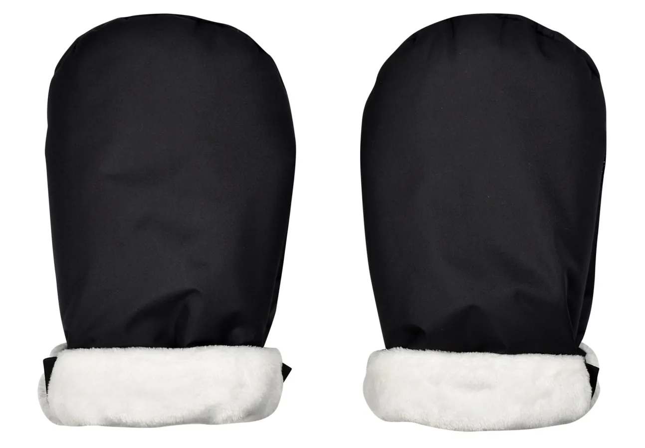 Moufles Poussette Black