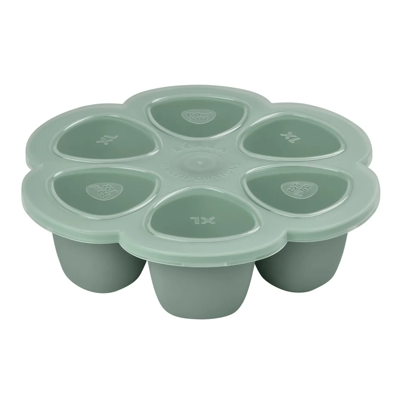 Multiportions Silicone 6 X 150 Ml Sage Green