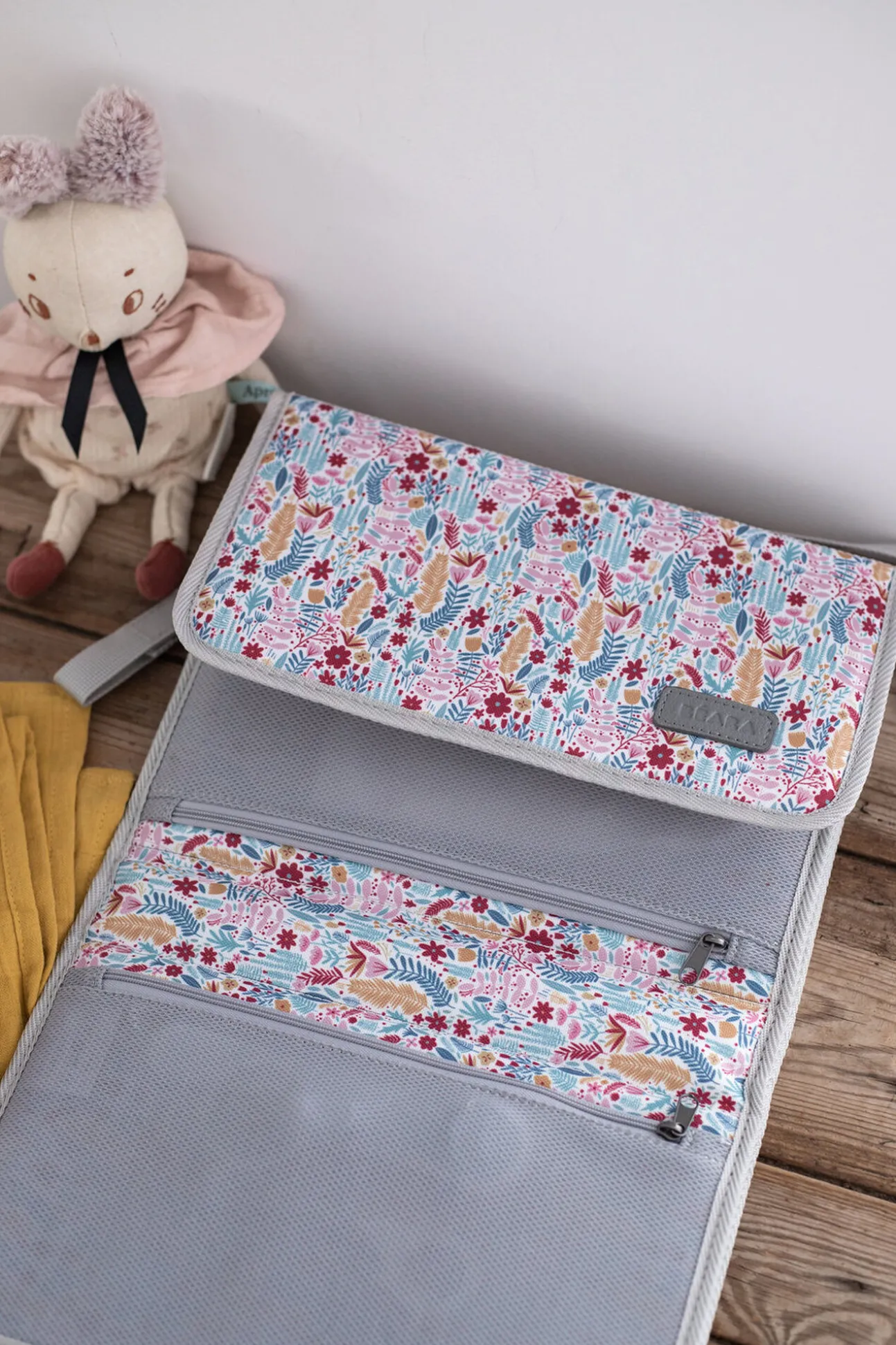 Pochette A Langer Geneve Mirage Grey/Floral