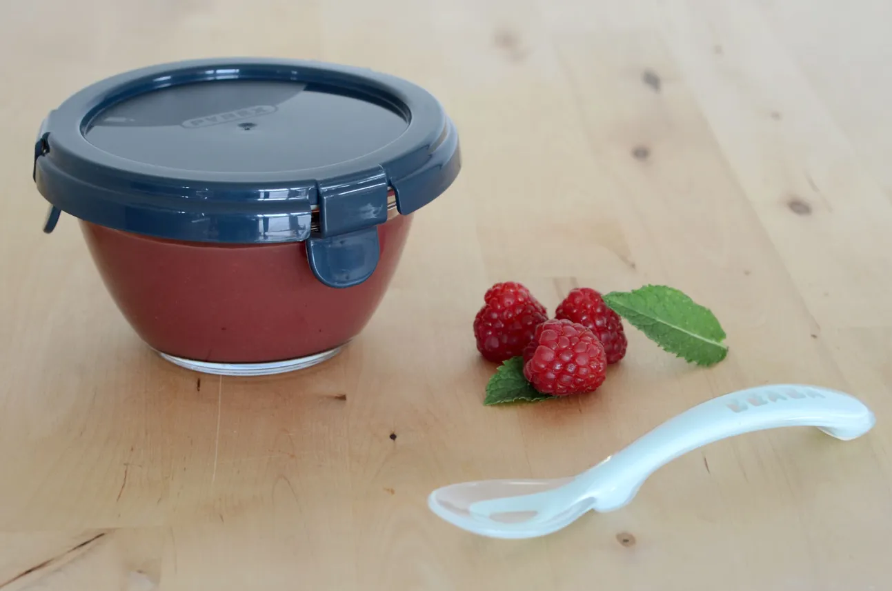 Portion Verre Beaba By Pyrex Dark Blue