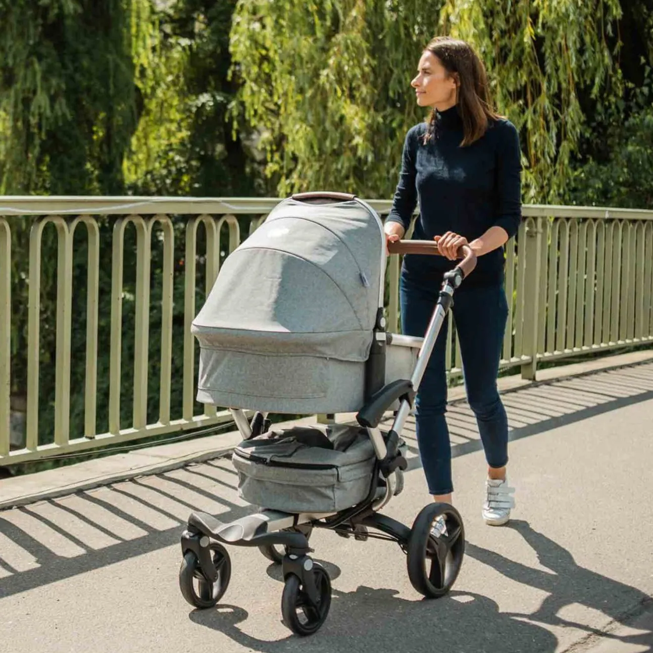 Poussette 2 En 1 Bonavi 2 Artic Grey