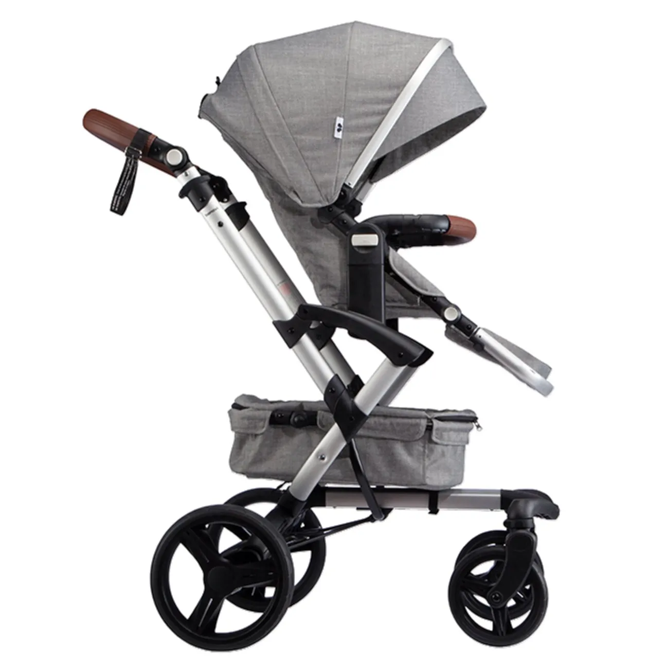 Poussette 2 En 1 Bonavi 2 Melange Grey