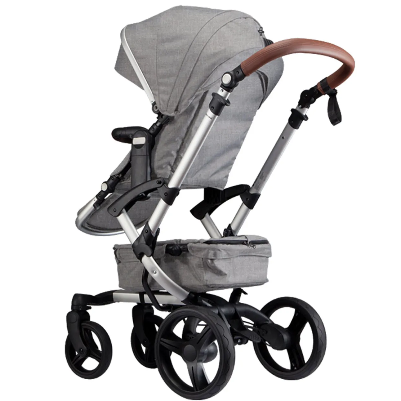 Poussette 2 En 1 Bonavi 2 Melange Grey