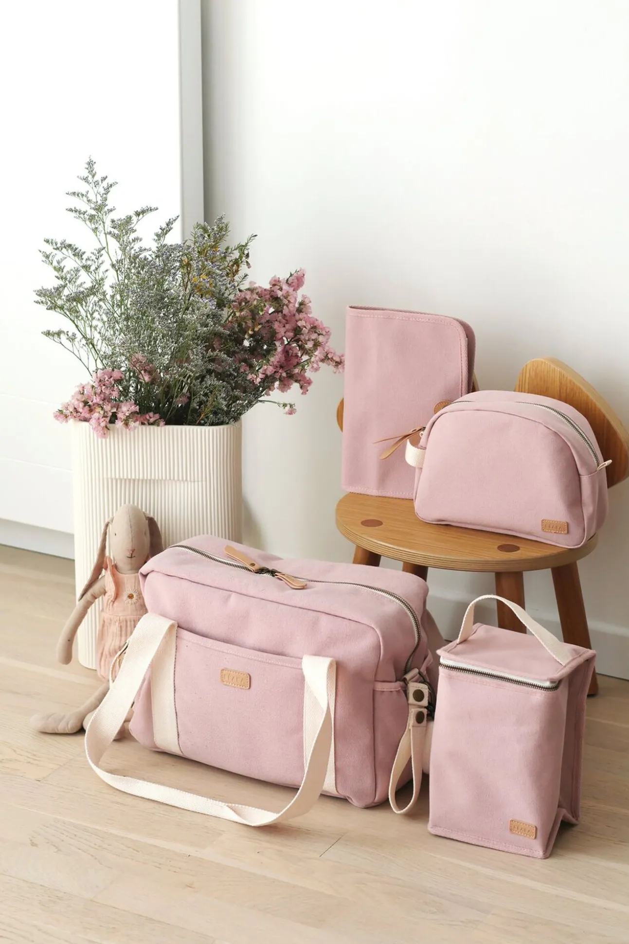 Protege Carnet De Sante Dusty Rose