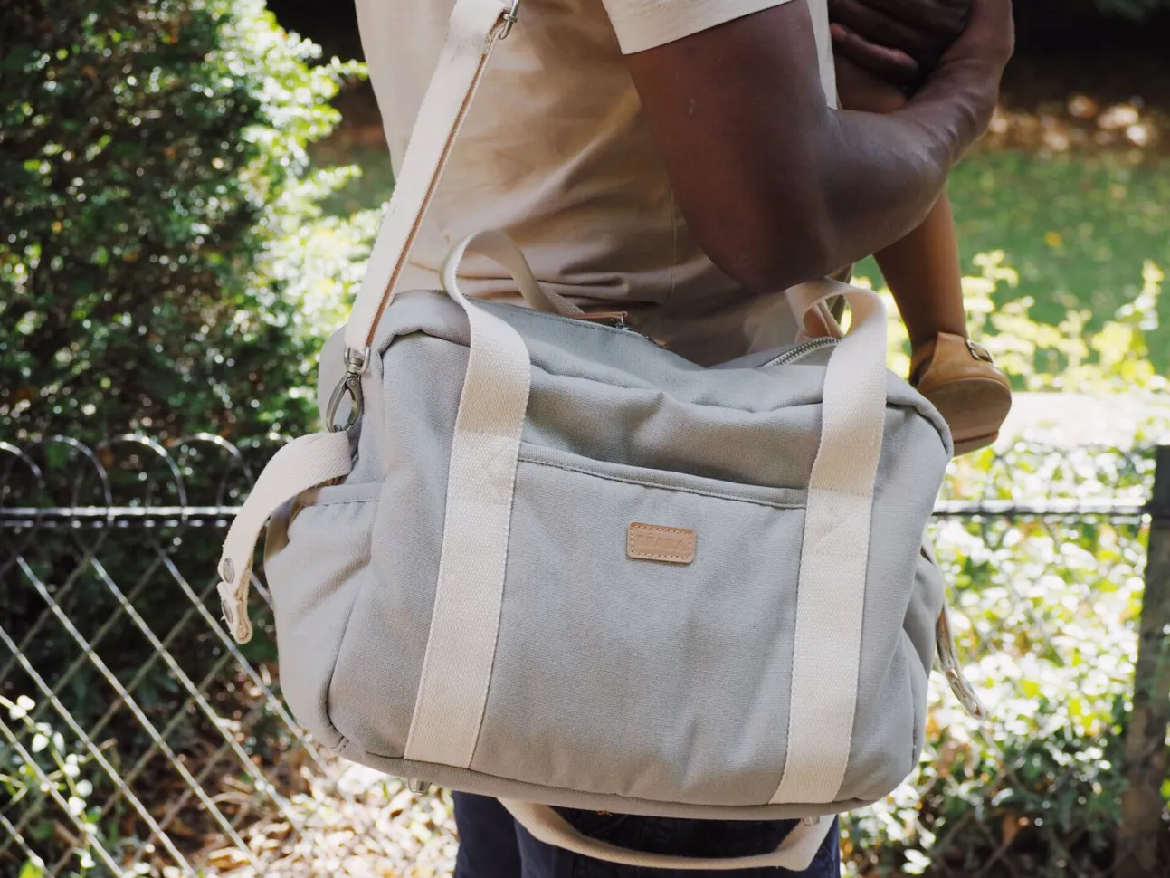 Sac A Langer Paris Pearl Grey