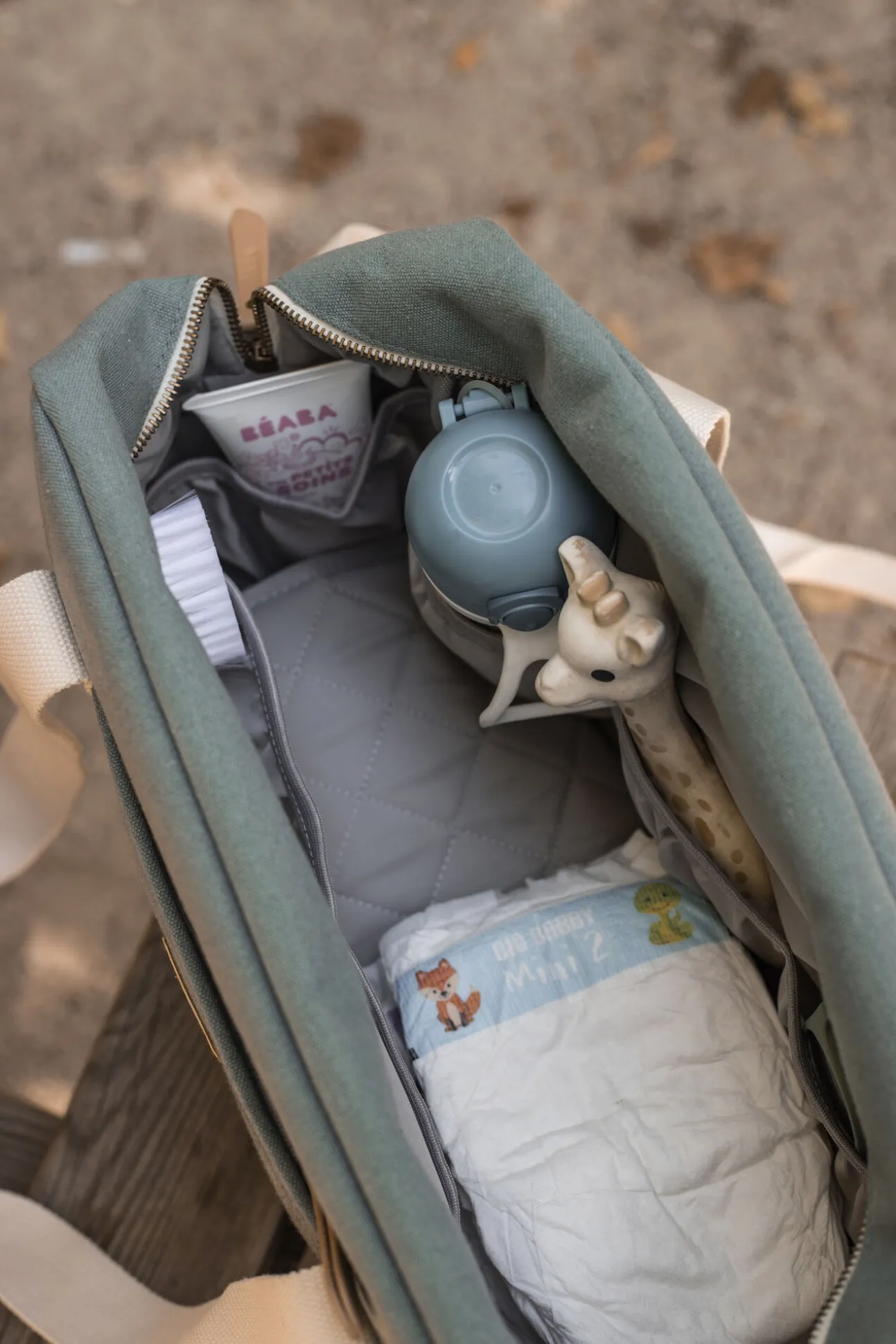 Sac A Langer Paris Sage Green