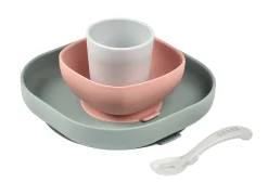 Set Vaisselle Silicone 4 Pieces Eucalyptus