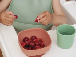 Set Vaisselle Silicone 4 Pieces Mineral