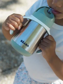 Tasse Paille Inox 250 Ml Sage Green